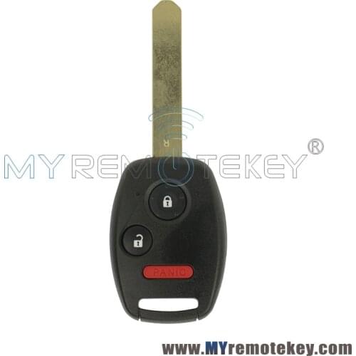 Remote car key 433Mhz 2 button with panic for Honda Pilot 2005 2006 2007 2008 CWTWB1U545 ID46 chip remtekey