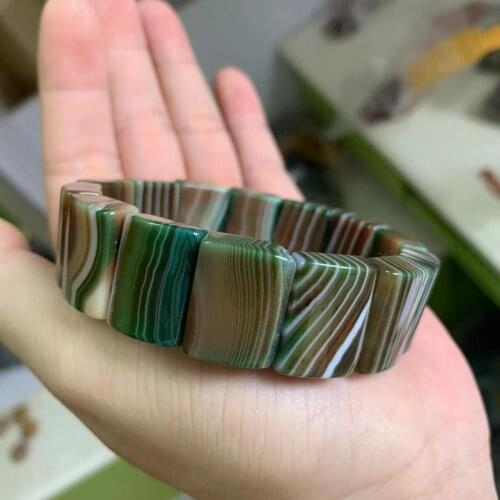 Natural botswana agate/Sardonyx stone beads bracelet natural gemstone bangle fine jewelry woman for gift wholesale