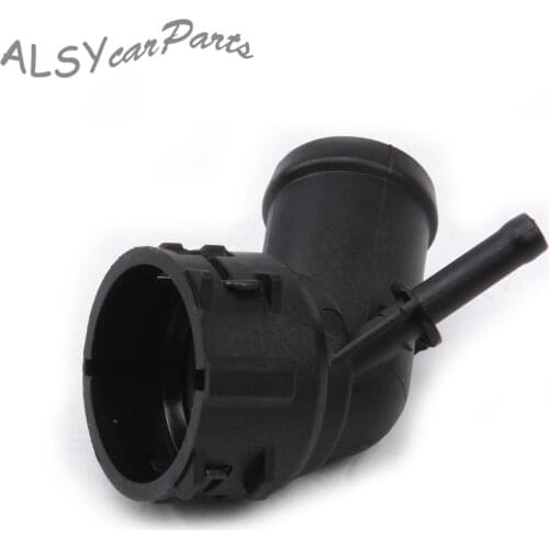 Radiators Water Pipe Joint Coolant Hose Connector + Fastening Clamp + Seal 5Q0122291BE For VW Passat Audi A3 S3 Q3 1.2 / 1.4TSI