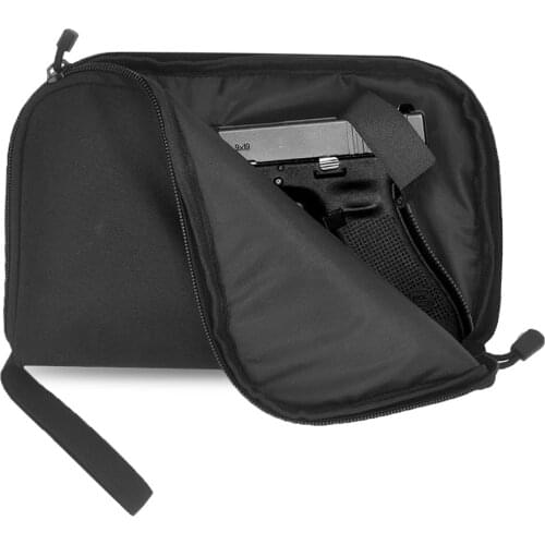 Tactical Gun Bag Military Pistol Carry Bag Portable Handgun Holster Protect Case with Magazine Pouch Outdoor Hunting Accessories