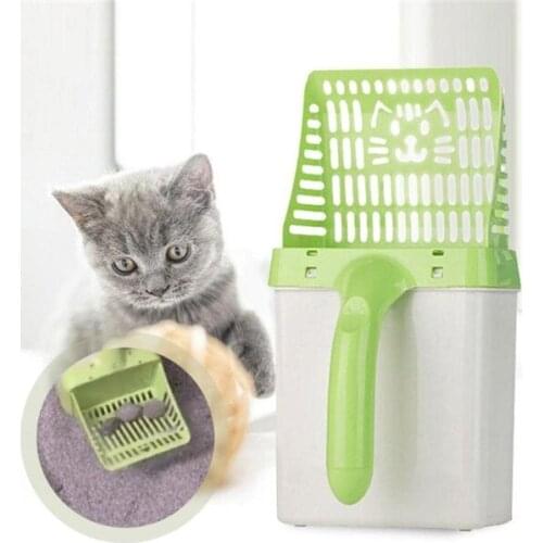 Convinent Cat Litter Shovel Pet Cleaning Tool Scoop sift Cat Sand Cleaning Products Dog Food Scoops For Cat Toilet Training Kit