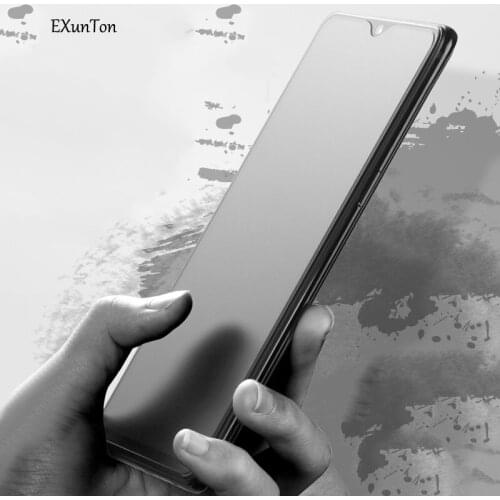 Exunton Screen Protector for Huawei Honor 8A Pro 8C 8X Max 8S Matte Frosted Tempered Glass for Honor 8 Lite Anti-fingerprint