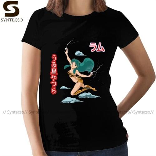 Urusei Yatsura T-Shirt Urusei Yatsura T Shirt Graphic Short-Sleeve Women tshirt Oversized Ladies Tee Shirt