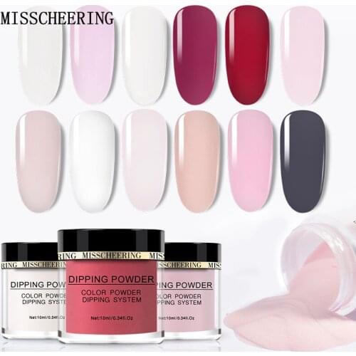 New 1box Holographic Dipping Powder Gradient French Glitter Nail Art Decoration UV Gel Design Natural Dry Without Lamp Cure