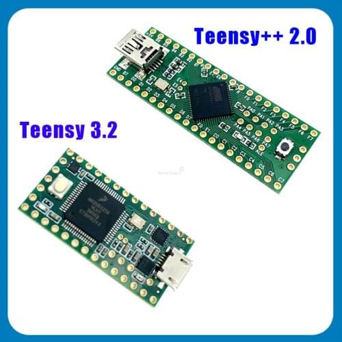 2PCS/LOT Teensy 3.2 3.1 2.0 plus USB AVR Development Board Keyboard Mouse ISP USB Drive Experimental Plat