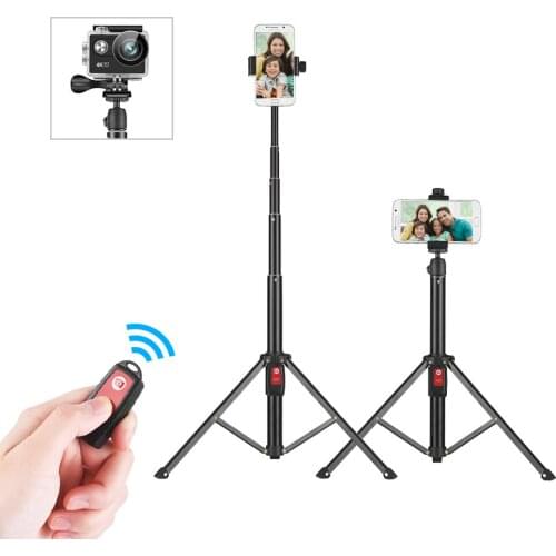 55" Flexible Wireless Remote Tripod Selfie Stick for iPhone X 8 7 6 plus for Samsung Galaxy Note 8/S8 for GoPro Hero 6/5/4/3