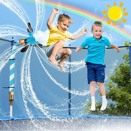 360-degree Automatic Rotating Sprinklers Three-head Nozzle Lawn Garden Irrigation Sprinkler For Watering Plants Pool Party Toolo