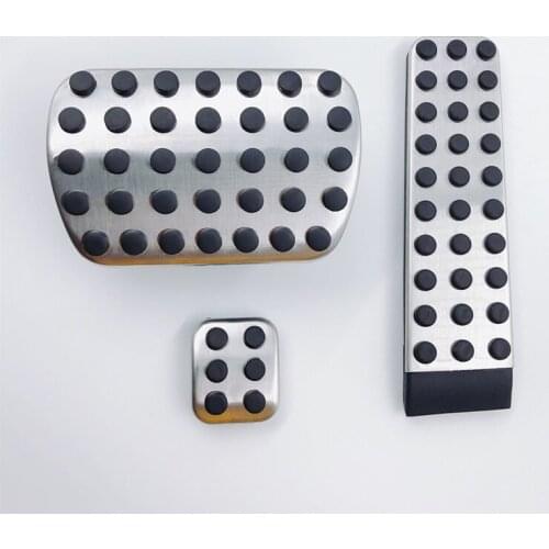 Car Accessories Brake Clutch Pedal Pad Covers For Mercedes Benz W124 W202 W203 W140 W208 W210 W211 W220 R170 R171 R-Class AT/MT