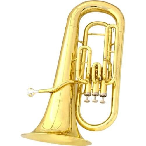 Factory Price Gold Lacquer Brass Bb Professional Euphonium Compensating