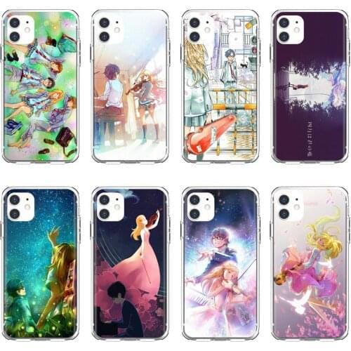 Your-lie-in-April-Anime-Art Soft Cases Covers For Samsung Galaxy A12 A31 A41 A51 A71 A20e A21s M30 A10 A30 A40 A50 A60 A70