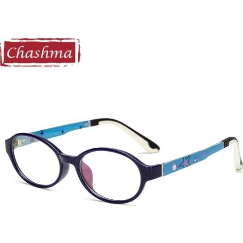 Chashma Quality Silicone Rubber Material Frame Children Eyewear Kids Optical Glasses Frame Girls Boys Soft Eyeglasses