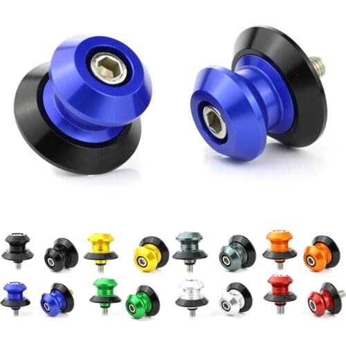 For Suzuki GSR400 GSR 400 2008 2009 2010 2011 2012 2013 2014 2015 2016 Motorcycle CNC Alumnium Swingarm Spools Stand Bobbins