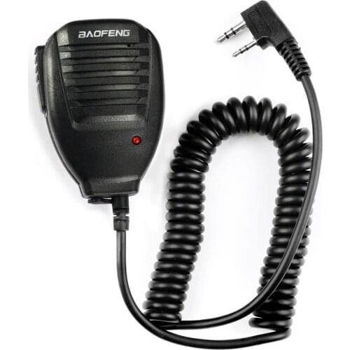 Walkie Talkie Accessories BaoFeng Handheld Microphone MIC for UV-5R BF-888S UV-82 GT-3 UV-B2 BF-F8 UV-5RE
