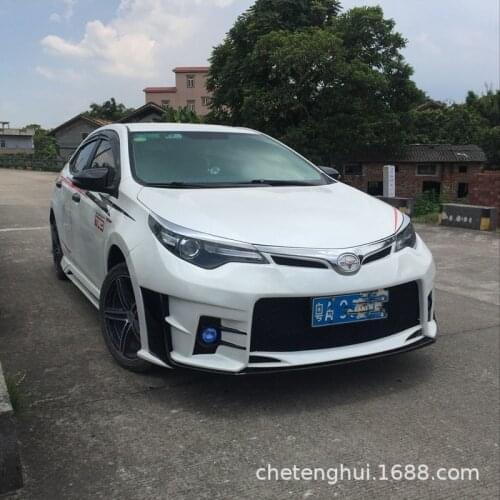 Suit For Leiling Toyota 14-16 Large Surround Front Rear Bar, Side Skirt and r Type Tail Modification