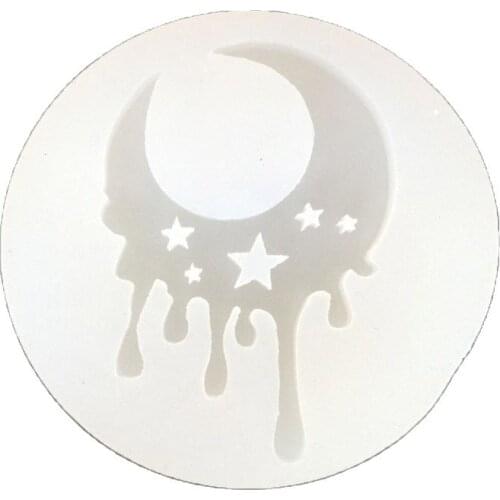 1 Pc DIY Handmade Moon Star Mold Epoxy Silicone Mould Epoxy Resin Jewelry Making Craft Tools E361