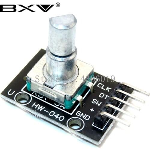 360 Degrees Rotary Encoder Module For Arduino Brick Sensor Switch Development Board KY-040 With Pins