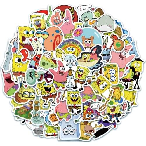 Cartoon Anime Stickers Cup Guitar Skateboard Fridge Laptop Motorcycle Luggage Graffiti Waterproof Kid Sticker Toy Mixed Classic