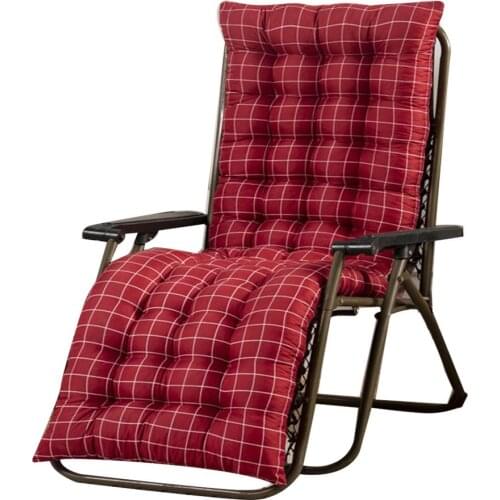 Lounge Chair Cushions 170x48cm Thick Soft Chaise Longue Recliner Rocking Chair Cushion for Indoor Outdoor Courtyard Seat Cushion
