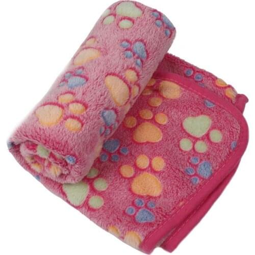 Dog Blanket or Cat Blanket or Pet Blanket Warm Soft Fuzzy Blankets for Puppy Small, Medium, Large Dogs or Kitten, Cats Travel