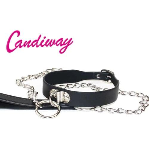 Bdsm Fetish Bondage Slave Sex Collar Leash Steel Chain Adult Game Dog chain punish Neck Collars Sadism Sex Toys Slave Erotic Toy
