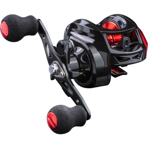 Fishing Reel 7.2/1 High Speed Gear Ratio Saltwater Baitcasting Reel 8kg Max Drag Bait Casting Metal Spool Outdoor Fishing Wheel