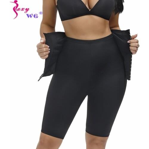 SEXYWG Postpartum Body Shaper Plus Size Lingere Belly Waist Cinchers Underwear with Hooks Slimming Waist Trainer Shapewear