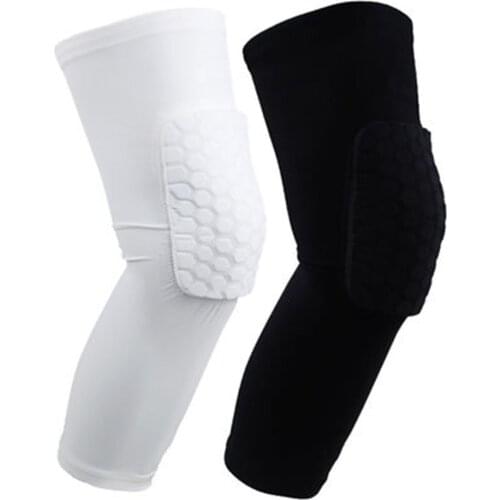 Ultralight Elastic Breathable Knee Pads for Football Basketball Volleyball Leg Long Sleeve Protector Sports Safety Calf Kneepad