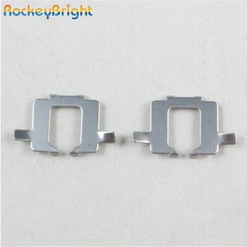 Rockeybright h7 Adapter Retainer Clip for Audi HID H7 Bulb Metal Holder for Opel Vectra C Astra H H7 car headlight socket base