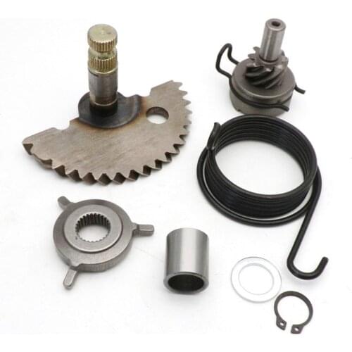 ZHUANGQIAO Kick Start Gear Kits with Spring Idle Gear Shaft for gy6 50cc 60cc 80cc 139qmb Scooters Moped Jonway Roketa Taotao