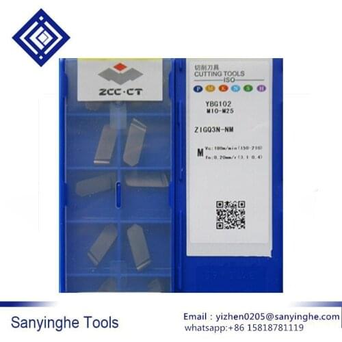 ZIGQ3N-NM YBG102 high quality free shipping cnc blade cnc carbide turning inserts parting & grooving inserts (10pcs/lots)