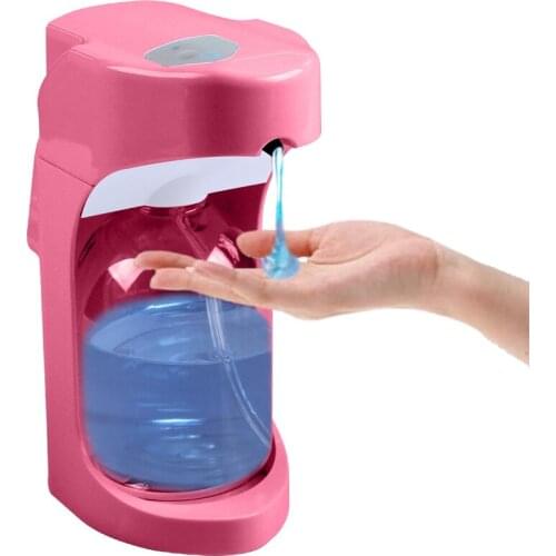 Automatic Soap Dispenser Yooap Wall Mounted Foaming Soap Dispenser 500ML Capacity Touchless Adjustable Foam Soap Dispenser-Pink