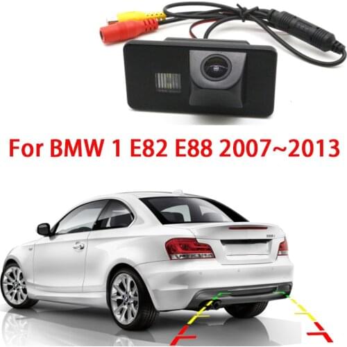 CCD HD Car Reverse Backup Rear View Camera For BMW 1 E82 E88 2007 2008 2009 2010 2011 2012 2013 Waterproof high quality RCA