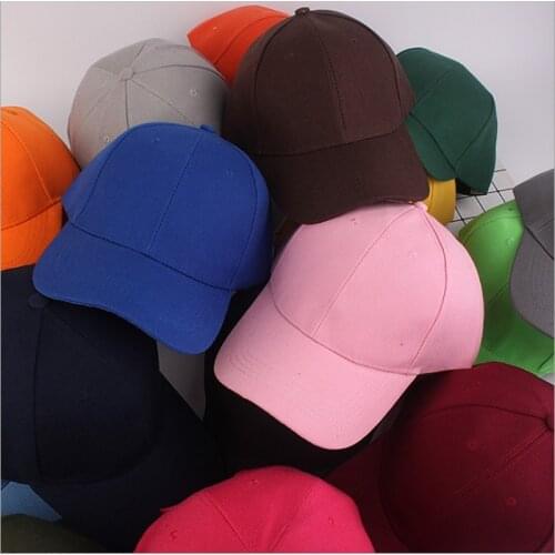 Velcro Adjustable Solid Color Shading Hip Hop Unisex Baseball Cap Sun Protection Spring Summer Outdoor Men Dad Hat Snapback
