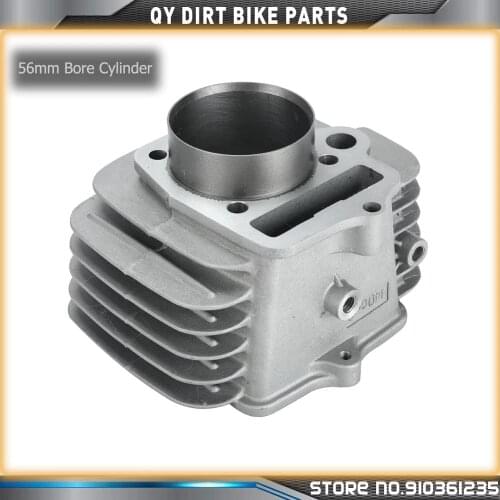 56mm Bore Cylinder For YinXiang YX 140 140cc 1P56FMJ Horizontal Kick Starter Engine Dirt Bike Pit bike Parts KAYO BSE Apollo SSR