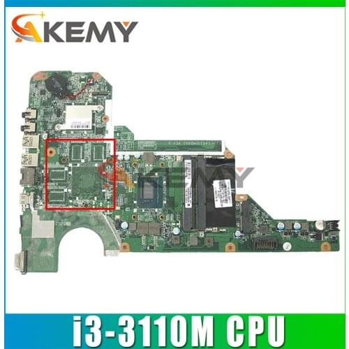 For HP G4-2000 G6-2000 Laptop Motherboard 710873-501 710873-001 With SR0N2 i3-3110M CPU DAR33HMB6A0 MB 100% Tested Fast Ship