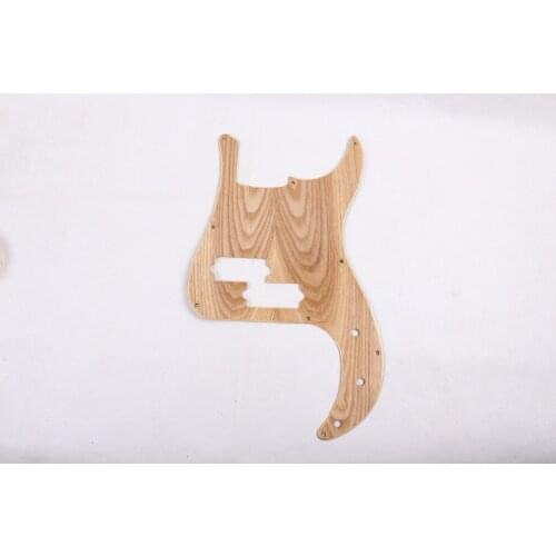 Electric Bass Guitar pickguard flame ASH wood P-Bass Guitar parts Guitar parts Hand made 01
