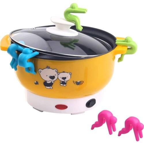 The Lid With Soup Pot 6 Piece Kitchen Tool Cover Stand Heat Resistant Bracket Keep The Cover Open Type Great Cooking Helpers A