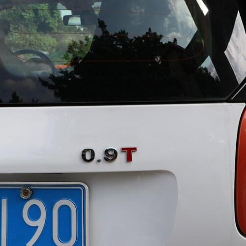 For Mercedes Smart Fortwo Forfour 453 451 450 3D Metal Chrome Car Sticker 0.9T 1.0T 1.0L Logo Badge Car Modification Accessories