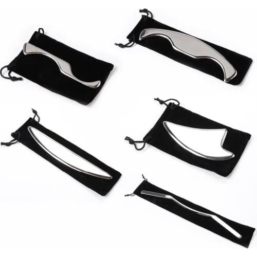 Stainless Steel Myofascial Knife Gua Sha Scraper IASTM Therapy Massage Tool Deep Tissue Fascia Recovery Muscle Relaxation Care