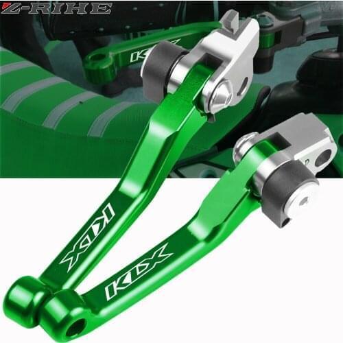 Motorbike Dirt Bike handle Folding Brake Clutch Lever For Kawasaki KLX250 KLX125 KLX450R KLX125 250 D-TRACKER KLX150BF KLX150S