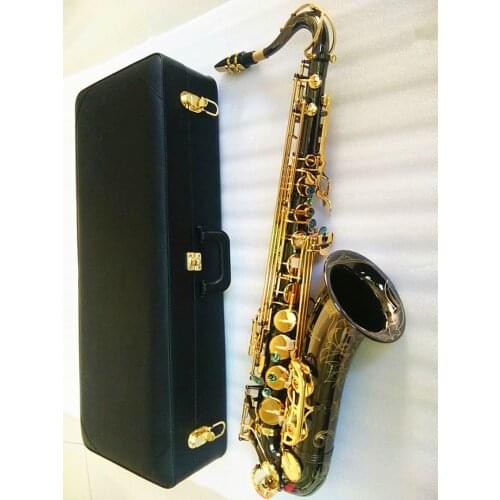 New Super performance Professional Tenor Sax B Flat Tune musical Best Quality Black Gold T-992 Tenor Saxophone and Case