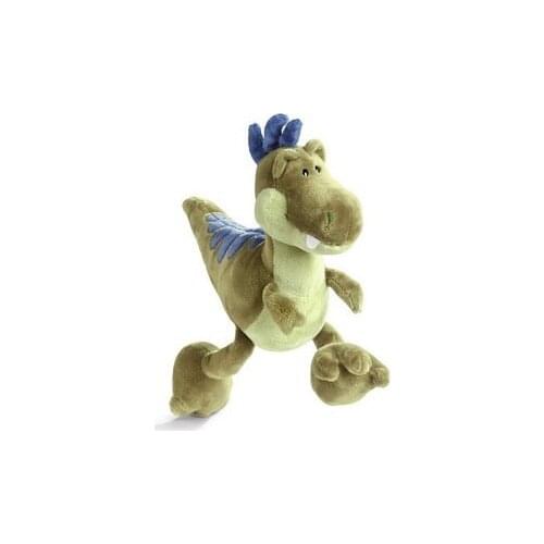 About 25cm cartoon dinosaur green tyrannosaurus plush toy doll Christmas gift b0150