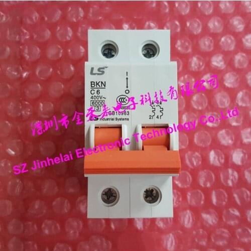 Authentic original BKN 2P BKN2P LS Circuit breaker BKN-2P C type Air switch C 6A lighting system