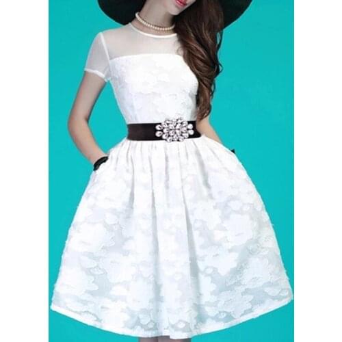 Rhinestone Elastic Belt for Women Dresses Full Crystal Gem Female Waist Belt For Coats Luxury Ladies Belts Party Wedding Dress