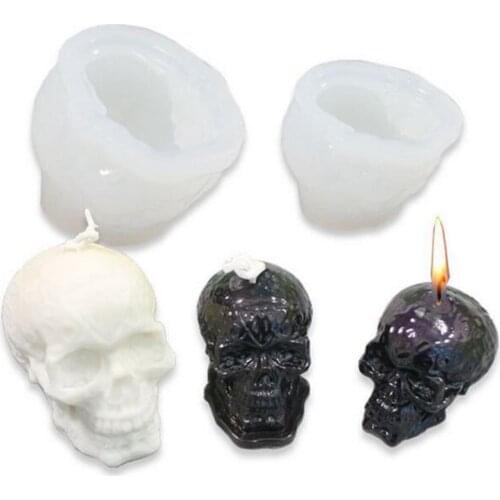 Skull Crystal Silicone Casting Molds Candle Mould Sets Mixed Style Epoxy Resin Molds Making Findings Supplies
