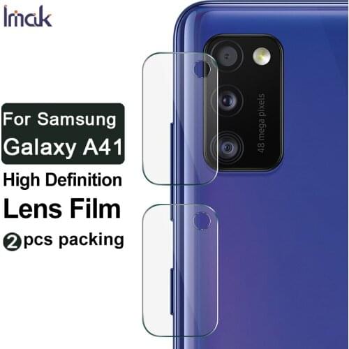 For Samsung Galaxy A41 Glass Camera Protector IMAK High Definition Tempered Glass Lens Film for Samsung A41