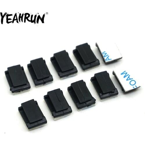 1/10PCS RC Car Lights Wiring Clips ABS Plastic Universal Light Buckle for 1:10 RC Model Car Accessories