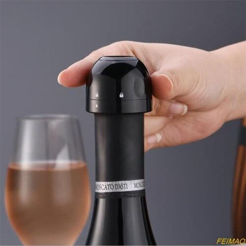1/3pcs Vacuum Red Wine Bottle Cap Stopper Silicone Sealed Champagne Bottle Stopper Vacuum Retain Freshness Wine Plug Bar Tools