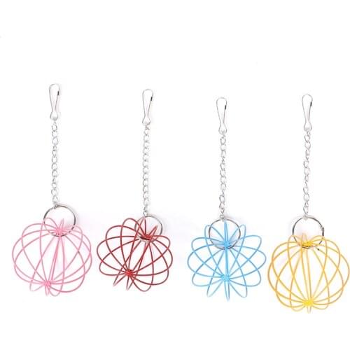 1PC Mini Stainless Steel Pet Hay Manger Food Ball Rabbit Hamster Grass Ball Rack Feeder For Hamster Guinea Pig Pet Toys