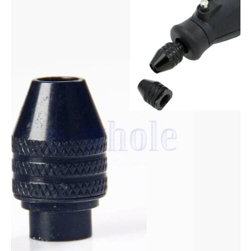 45 Carbon Steel Universal Multi Chuck Keyless For Dremel Grinder Shaft Rotary Tool 7x0.75mm HG2278